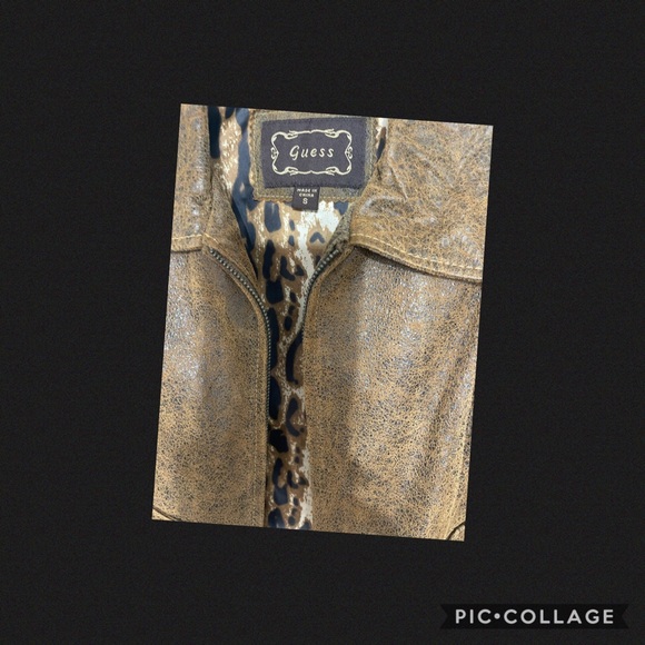 Guess leather jacket. VINTAGE!! - Picture 10 of 15